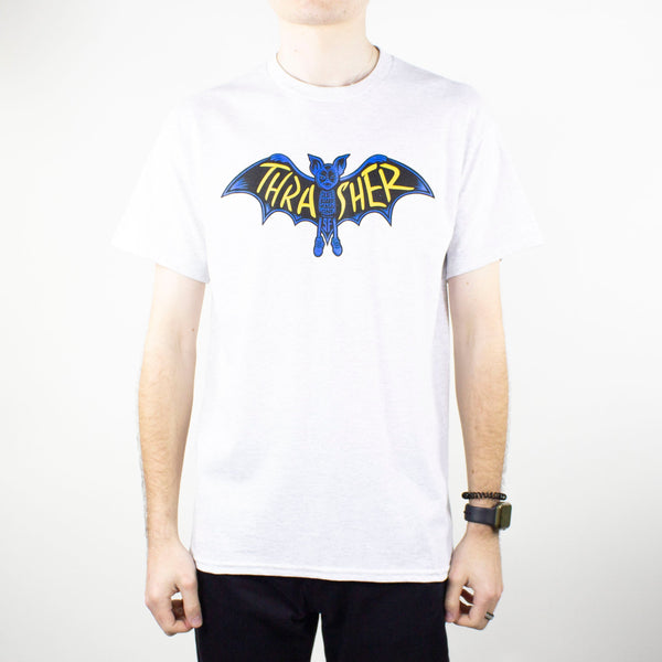 Thrasher Bat T-Shirt - Grey