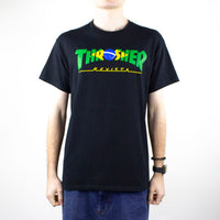 Thrasher Brazil Revista T-Shirt - Black