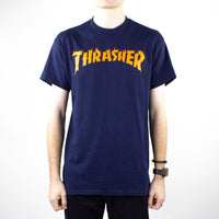 Thrasher Burn It Down T-Shirt - Navy