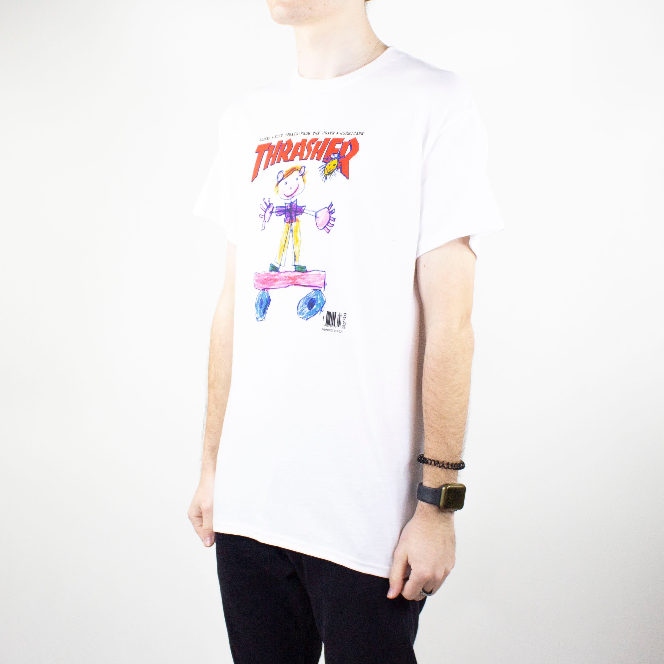 Thrasher Kid Cover White T-Shirt