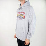 Thrasher Krak Skulls Hoodie - Grey Heather