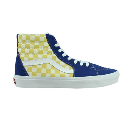 Vans BMX Checkerboard Sk8 Hi - Yellow / Blue