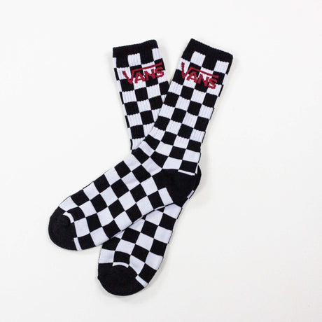 Vans Classic Crew 3 Pack Socks - Black / Checkerboard