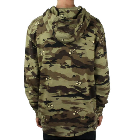 Vans Hunter Pullover Fleece Hooded Sweatshirt - Storm Camo
