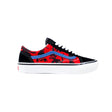 Vans Old Skool "Krooked By Natas For Ray" Skate Shoes - (Krooked by Natas for Ray) Red