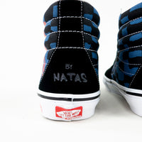 Vans Sk8 Hi "Krooked By Natas For Ray" Skate Shoes - (Krooked by Natas for Ray) Blue