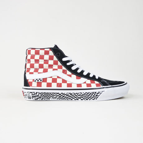 Vans Skake Sk8-Hi Reissue Pro Shoes - Grosso '84 Blk/Red Check