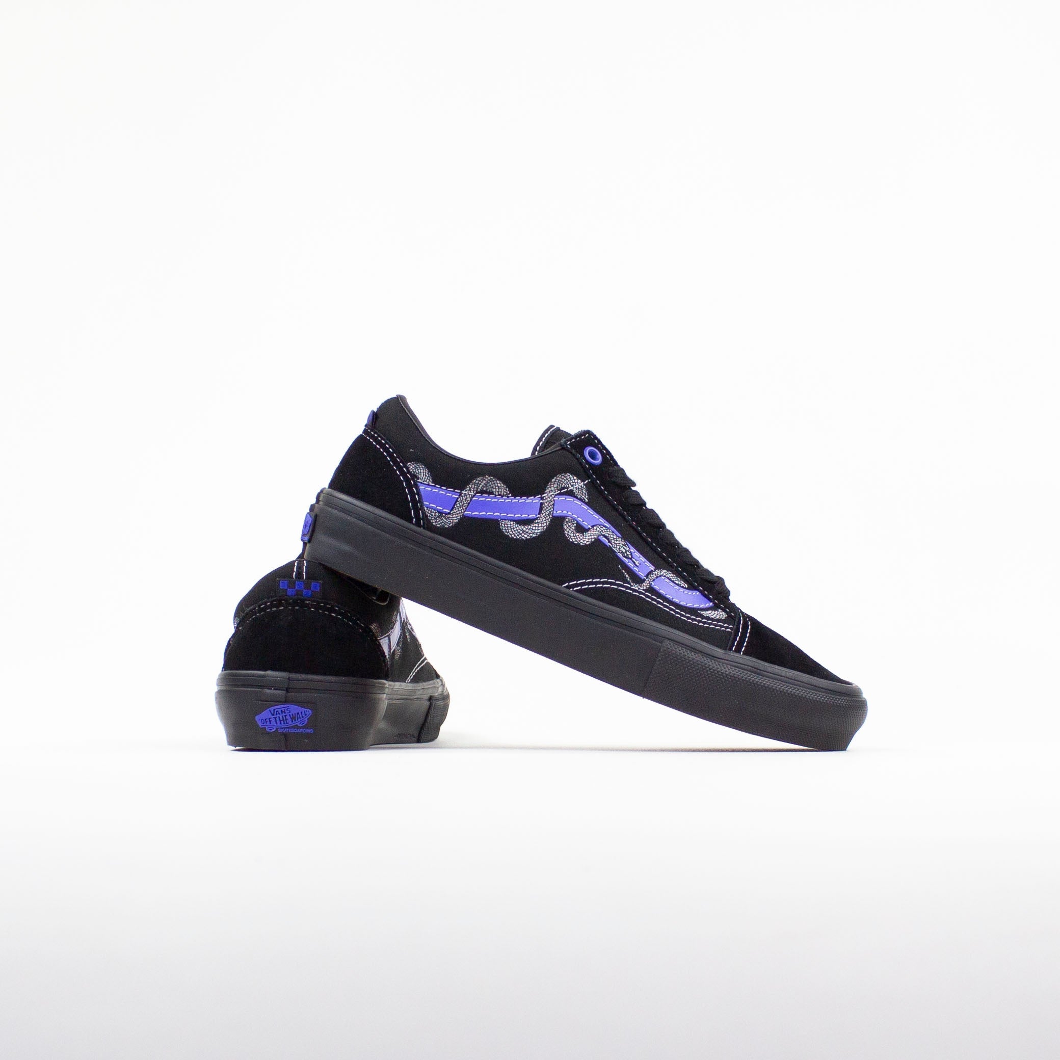 Vans Skate Old Skool Shoes Breana Geering Blue / Black exclusive at