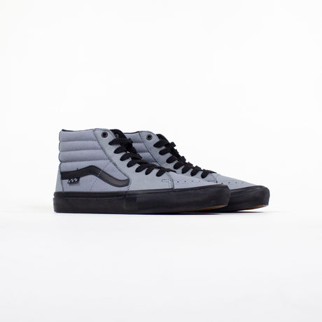 Vans Skate Sk8-Hi Pro Shoes - Nubuck Washed Blue / Black