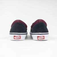 Vans Skate Slip On Shoes - Asphalt / Pomegranate