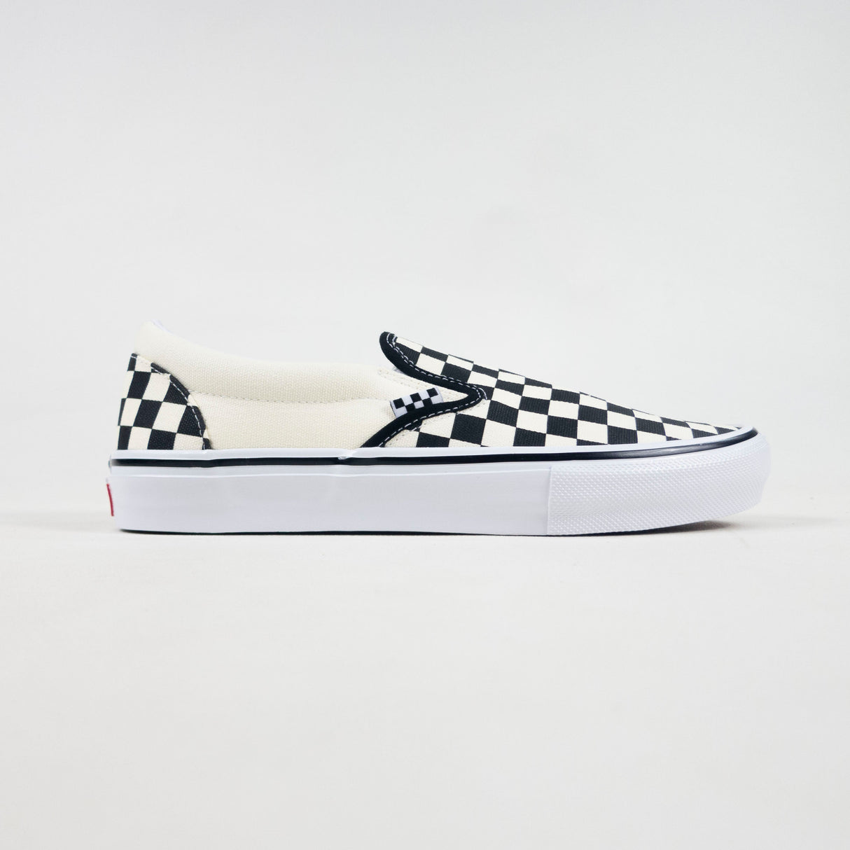 Vans Skate Slip On Shoes - (Checkerboard) Black / White