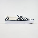 Vans Skate Slip On Shoes - (Checkerboard) Black / White