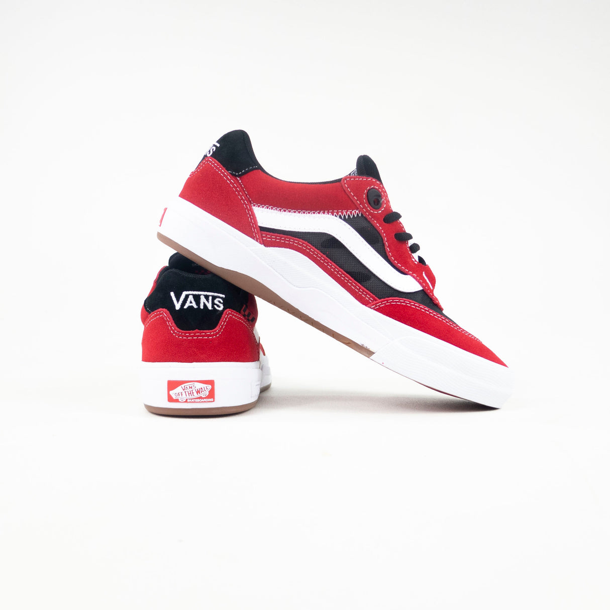 Vans Wayvee Skate Shoes - Athletic Black / Red