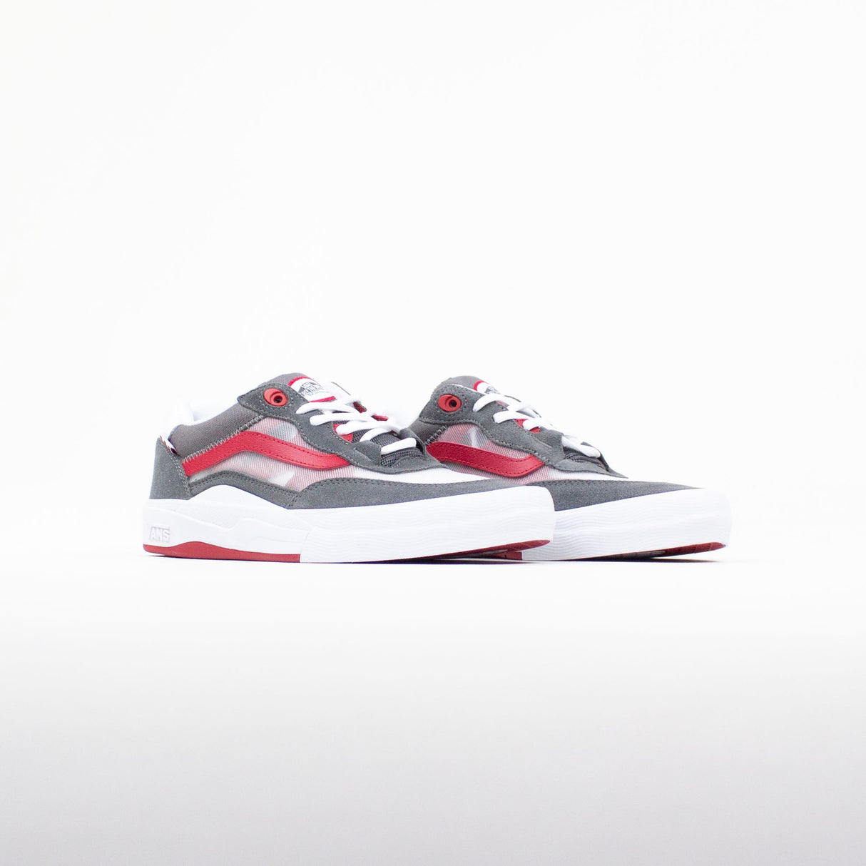 Vans Wayvee Skate Shoes - Grey / Red