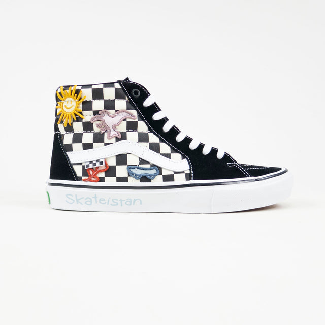 Vans X Skateistan Skate Sk8 Hi Shoes - (Skateistan) Checkerboard